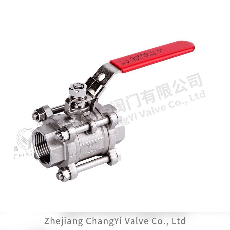 三片式內螺紋球閥