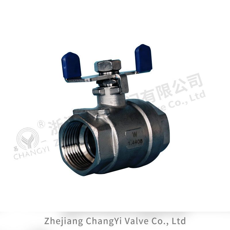 二片式蝶形球閥